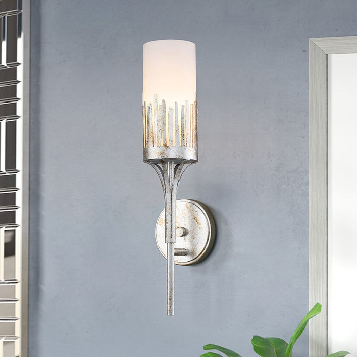 Lucas McKearn Manor 1 Light Wall Sconce, Silver