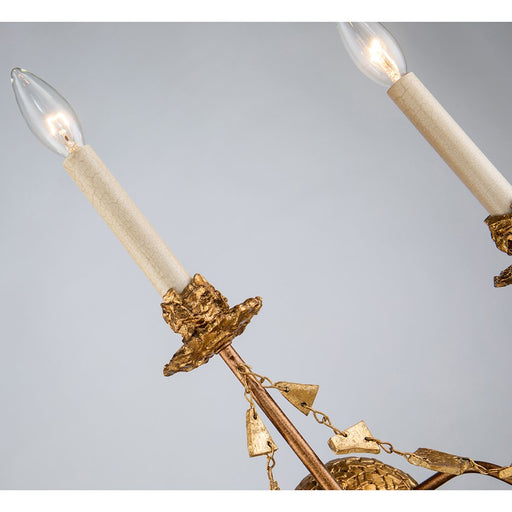 Lucas McKearn Mosaic 3 Light Wall Sconce, Gold Leaf