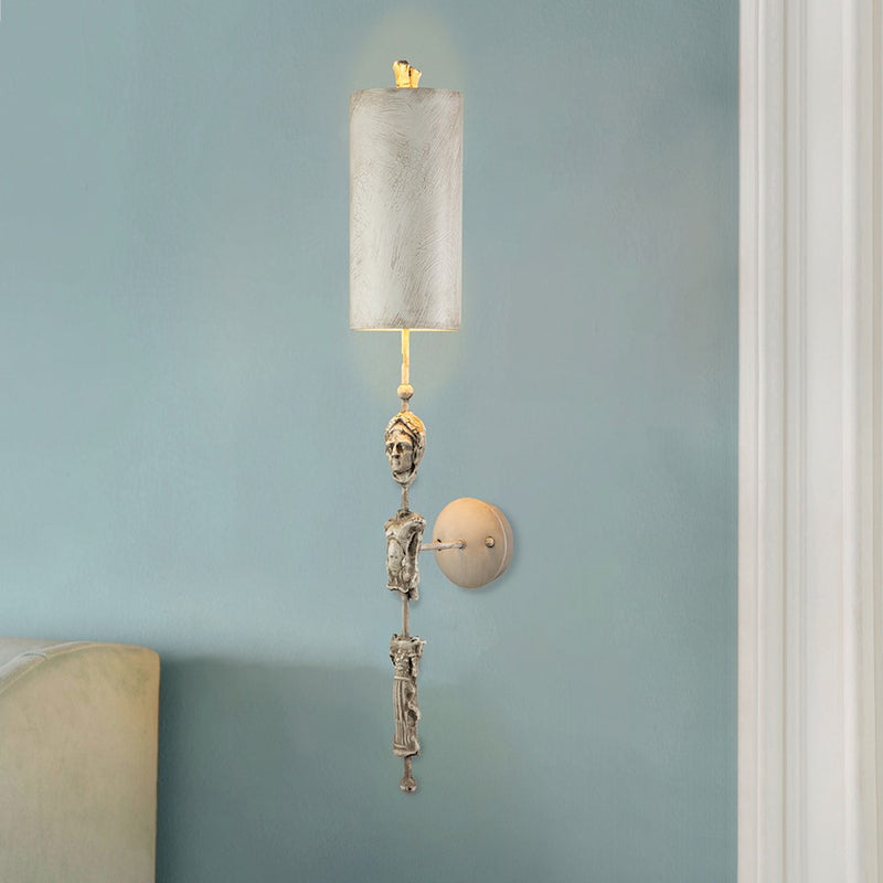 Lucas McKearn Fragment 1 Light Sconce, Bone White/Bone White