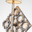 Lucas McKearn Sawgrass 2 Light Sconce, Matte Black/Opal Etched