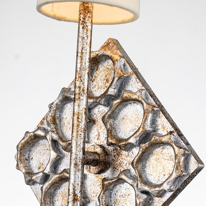 Lucas McKearn Sawgrass 2 Light Sconce, Matte Black/Opal Etched