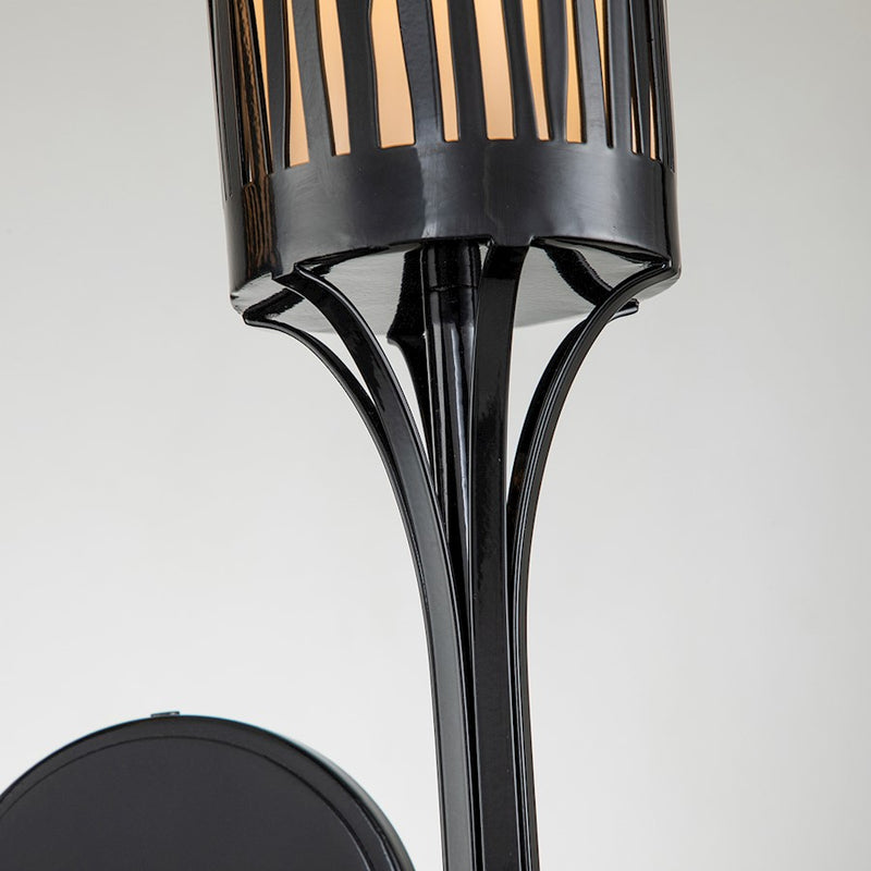 Lucas McKearn Branche 1 Light Sconce, Gold Leaf/Cream Linen