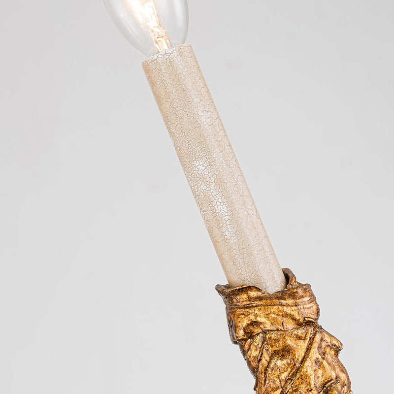 Lucas McKearn Palm D'Or 2 Light Wall Sconce, Gold