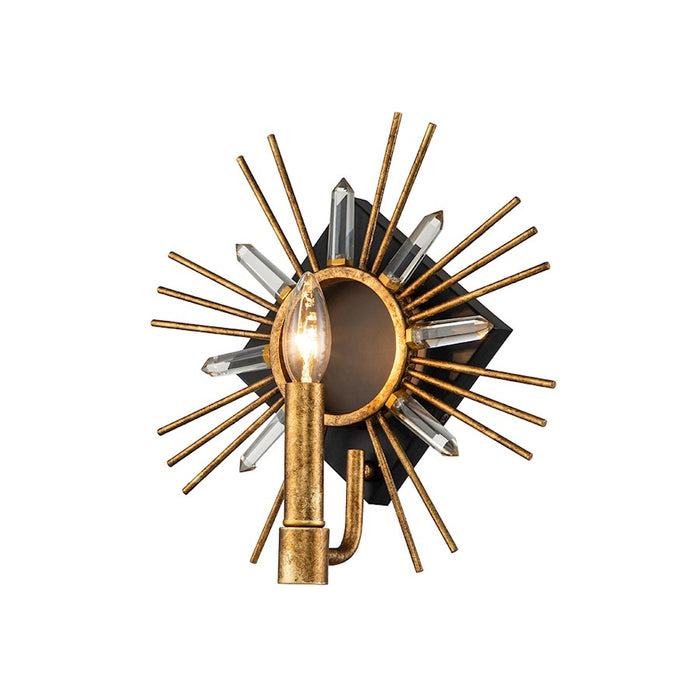 Lucas McKearn Sun King 1 Light Sconce, Gold Leaf - SC90647G-1