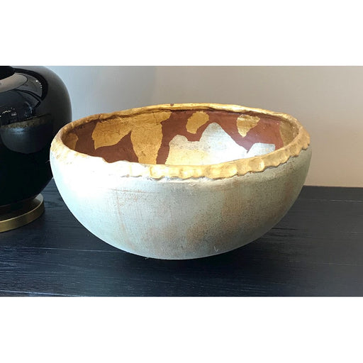 Lucas McKearn Tricou Bowl, Gold/Silver Leaf