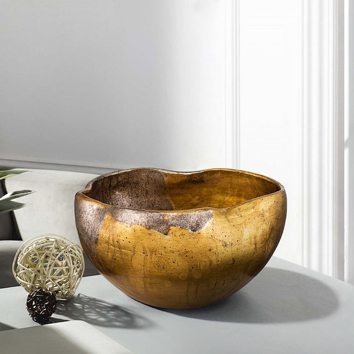 Lucas McKearn Annunciation Bowl, Gold Leaf