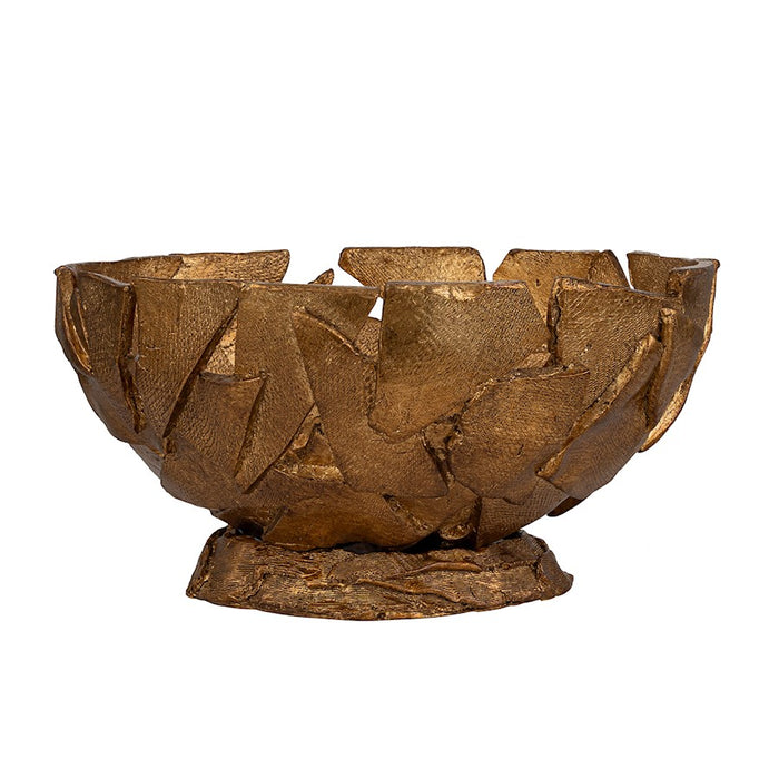 Lucas McKearn Mosaic Luxe 10" Bowl, Gold - SI7439