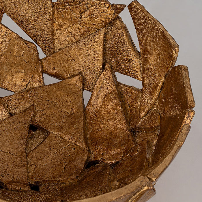 Lucas McKearn Mosaic Luxe 10" Bowl, Gold