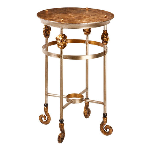 Lucas McKearn Armory Accent Table, Gold/Silver Left Legs - ST1050
