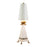 Lucas McKearn Leda 1Lt Table Lamp, Tapered Cream Patina/Gold Elements - TA1001