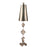 Lucas McKearn Fragment 1Lt Buffet Lamp, Silver/Umber Glaze - TA1014