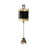 Lucas McKearn Phoenician 1Lt Accent Lamp, Silver/Black/Gold - TA1023