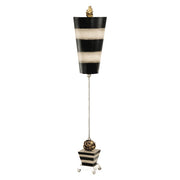 Lucas McKearn Peony 1Lt Buffet Lamp, Silver/Black/Taupe/Gold - TA1026