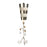 Lucas McKearn Tivoli 1Lt Table Lamp, Cream/Silver Taper Shade/WH Stripe - TA1039
