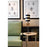 Lucas McKearn Dominique 1Lt Accent Lamp, Star Base/Black/Cream Stripe
