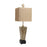 Lucas McKearn Grenouille 1Lt Table Lamp, Light Brown Silk Square - TA1075