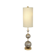 Lucas McKearn Marie 1Lt Buffet Lamp, Silver Spheres On Gold /Cream - TA1104-S