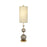 Lucas McKearn Marie 1Lt Buffet Lamp, Silver Spheres On Gold /Cream - TA1104-S