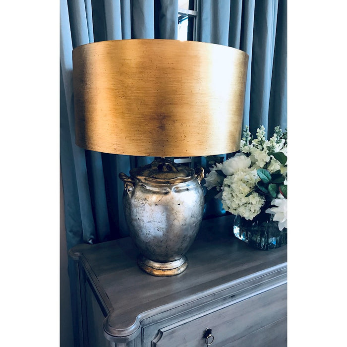 Lucas McKearn 1Lt Table Lamp, Silver/Gold/Painted Gold