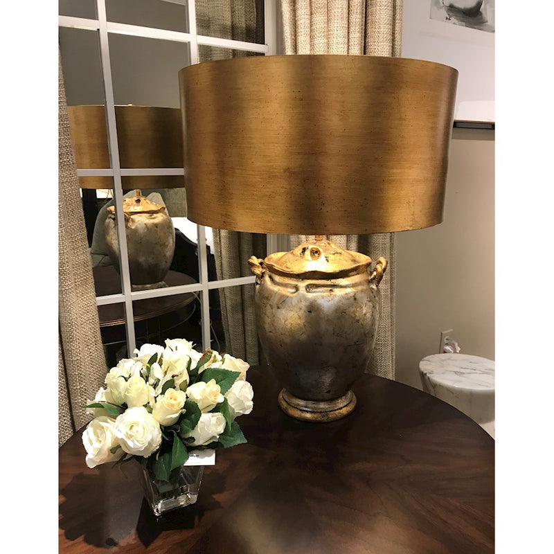 Lucas McKearn 1Lt Table Lamp, Silver/Gold/Painted Gold