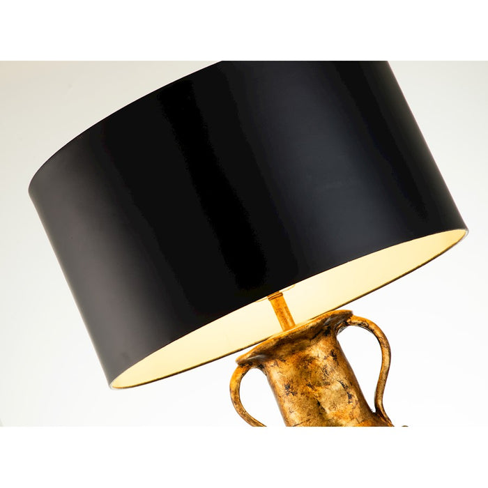 Lucas McKearn Villere 2 Light Table Lamp, Antique Gold