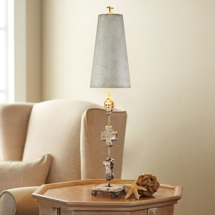 Lucas McKearn Fragment 1 Light Table Lamp, Bone White/Bone White