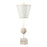 Lucas McKearn Petra 1 Light Table Lamp, Bone White/Bone White - TA1164