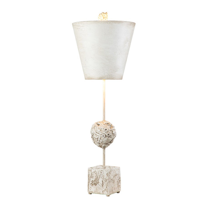 Lucas McKearn Petra 1 Light Table Lamp, Bone White/Bone White - TA1164