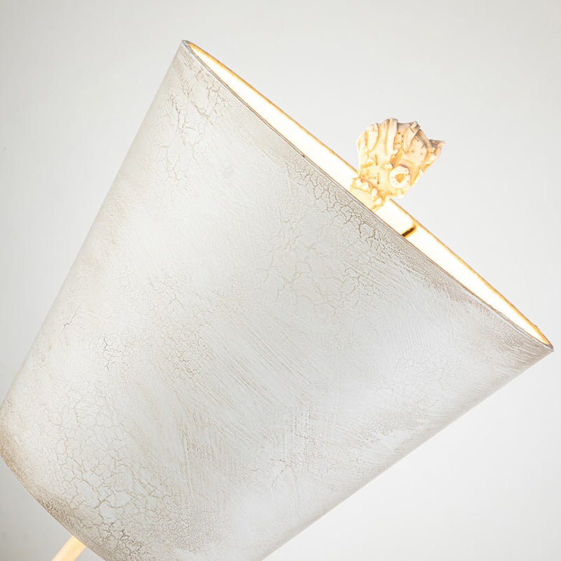 Lucas McKearn Petra 1 Light Table Lamp, Bone White/Bone White