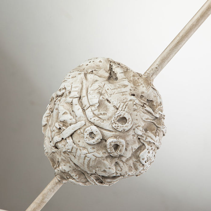 Lucas McKearn Petra 1 Light Table Lamp, Bone White/Bone White