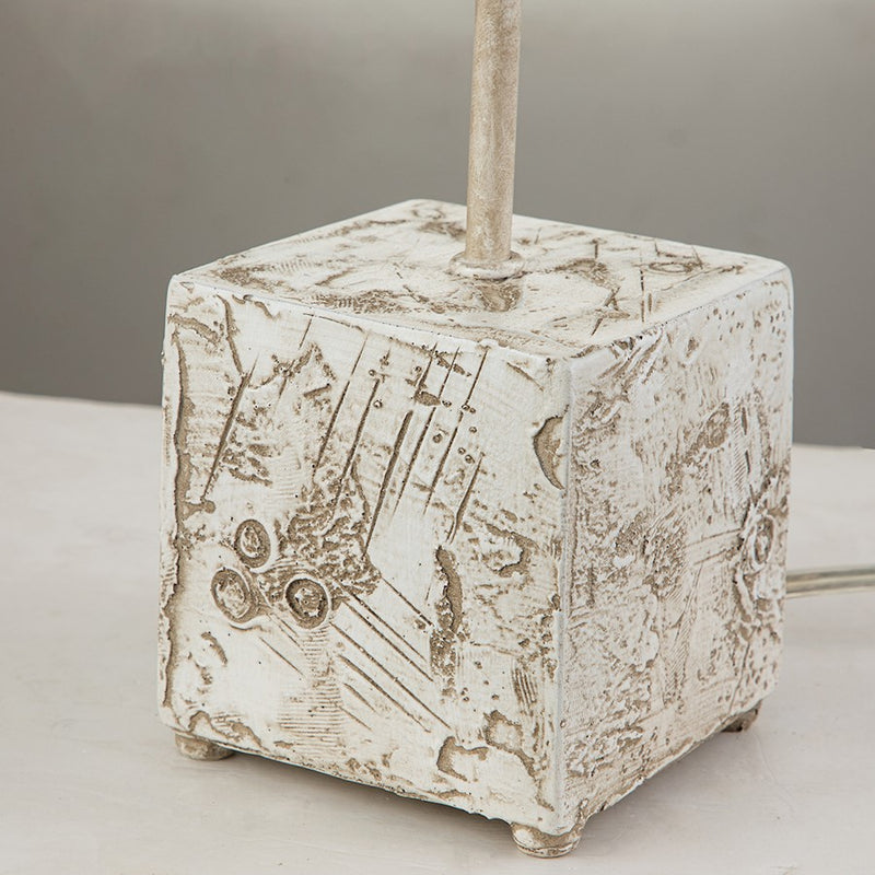 Lucas McKearn Petra 1 Light Table Lamp, Bone White/Bone White