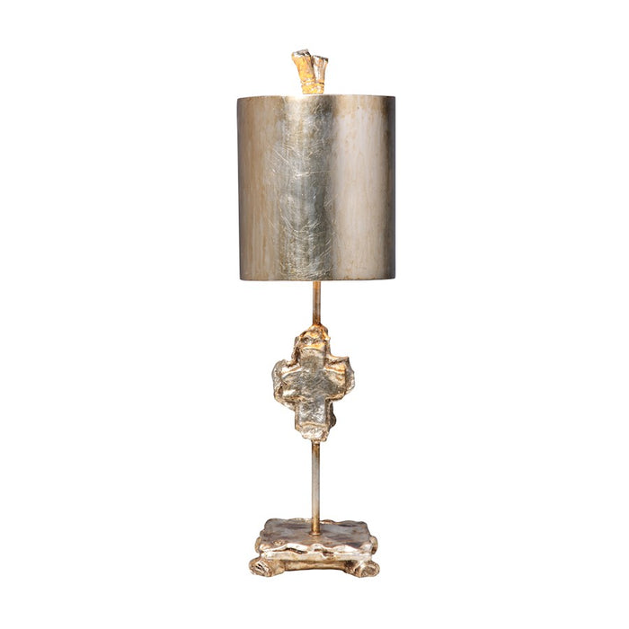 Lucas McKearn Cross Silver 1Lt Accent Lamp, Silver/Silver - TA1234