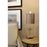 Lucas McKearn Cross Silver 1Lt Accent Lamp, Silver/Silver