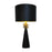 Lucas McKearn Flambeau 2Lt Table Lamp, Black Cone/Golded Anemone - TA1261