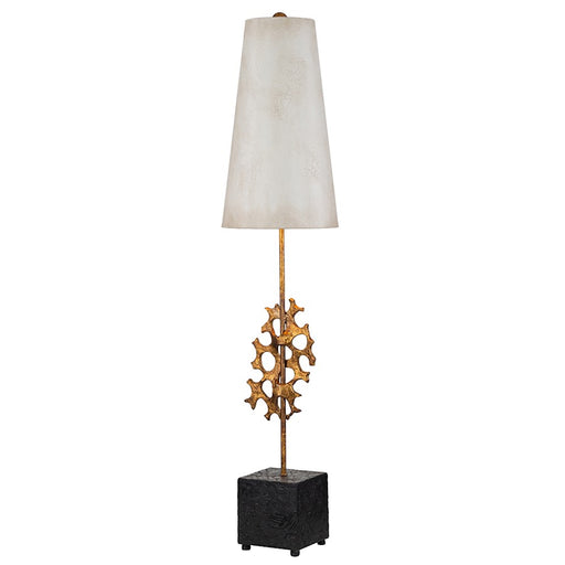 Lucas McKearn Coral Luxe 1 Light Table Lamp, Gold/White - TA9710