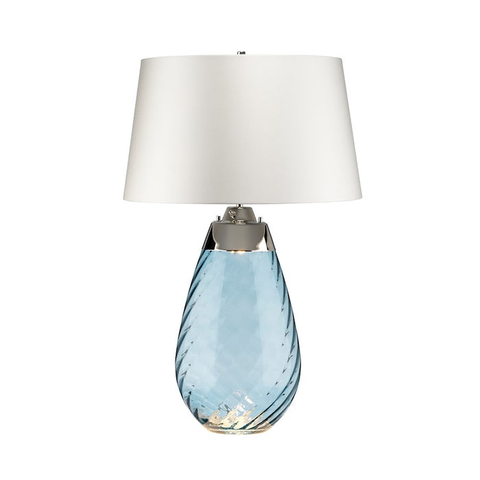 Lucas McKearn Lena 2Lt 29" Table Lamp, Blue/Off White Smooth - TLG3025L-OWSS