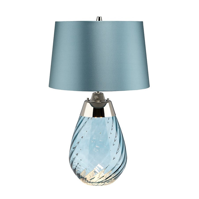 Lucas McKearn Lena 2 Light 24" Table Lamp, Blue/Duck Egg Blue - TLG3025S