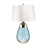 Lucas McKearn Lena 2Lt 24" Table Lamp, Blue/Off White Smooth - TLG3025S-OWSS