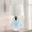 Lucas McKearn Lena 2Lt 24" Table Lamp, Blue/Off White Smooth