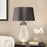Lucas McKearn Lena 2 Light 29" Table Lamp, Smoke/Slate Satin