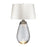 Lucas McKearn Lena 2Lt 29" Table Lamp, Smoke/Off White Smooth - TLG3026L-OWSS