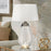 Lucas McKearn Lena 2Lt 29" Table Lamp, Smoke/Off White Smooth