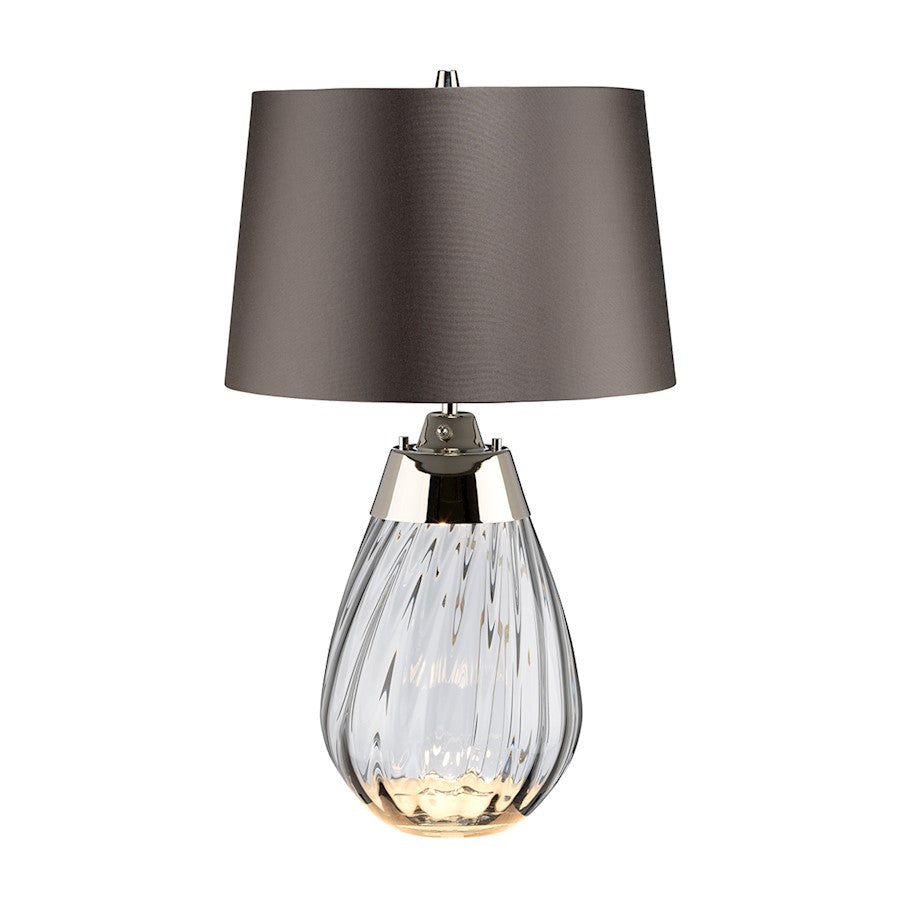 Lucas McKearn Lena 2 Light 24" Table Lamp, Smoke/Slate Satin - TLG3026S
