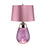 Lucas McKearn Lena 2 Light 24" Table Lamp, Plum/Heather Satin - TLG3027S