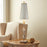 Lucas McKearn Lena 2 Light 24" Table Lamp, Plum/Heather Satin
