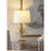 Lucas McKearn Sun King 1Lt Buffet Lamp, Gold Steel Sunburst