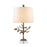 Lucas McKearn Audubon 1Lt Accent Lamp, Gold/Metal Crystal/Ivory - TLM-1033