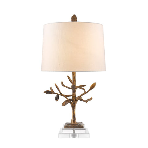 Lucas McKearn Audubon 1Lt Accent Lamp, Gold/Metal Crystal/Ivory - TLM-1033