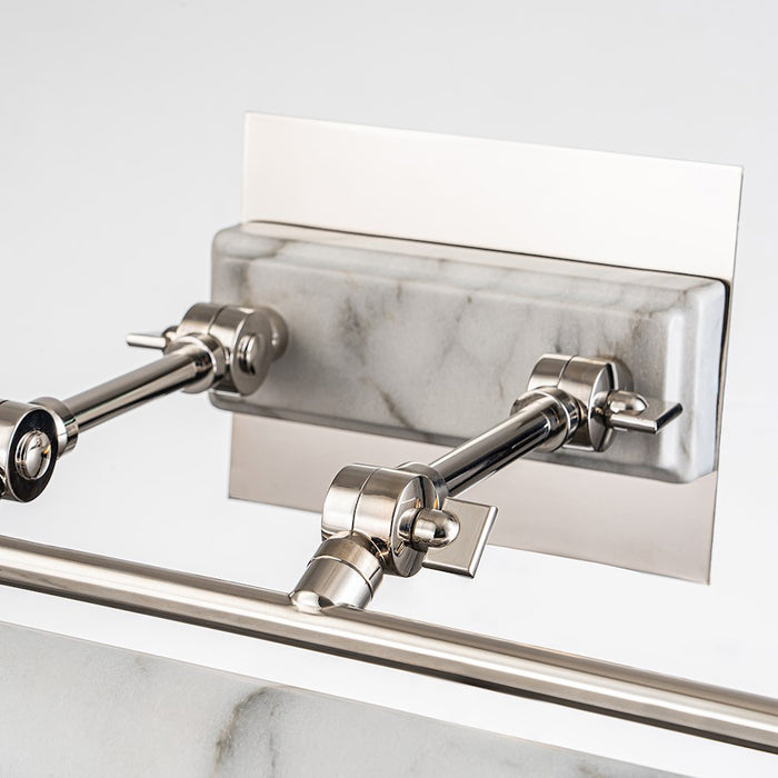 Lucas McKearn Winchfield 4Lt Picture Light, NK/WH Marble