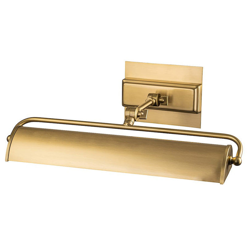 Lucas McKearn Winchfield 2 Light Picture Light, Aged Brass